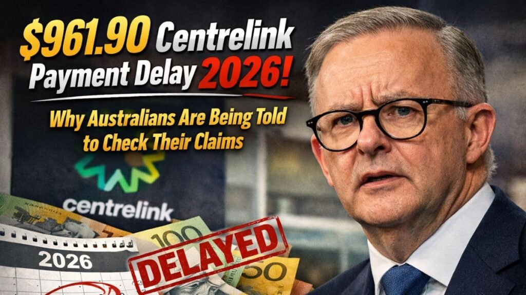 $961.90 Centrelink Payment Delay 2026 - Why Australians Are Being Told to Check Their Claims