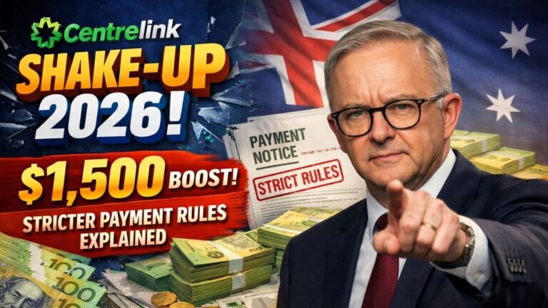 Centrelink Shake-Up 2026 - $1,500 Boost and Stricter Payment Rules Explained